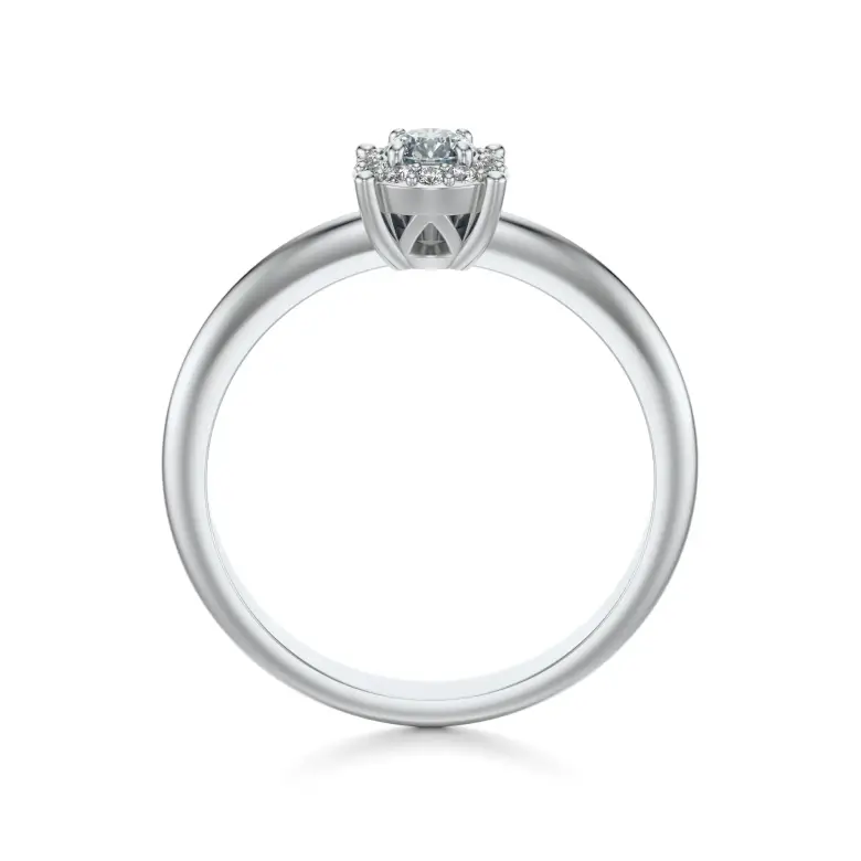 Pierścionek zaręczynowy z diamentami